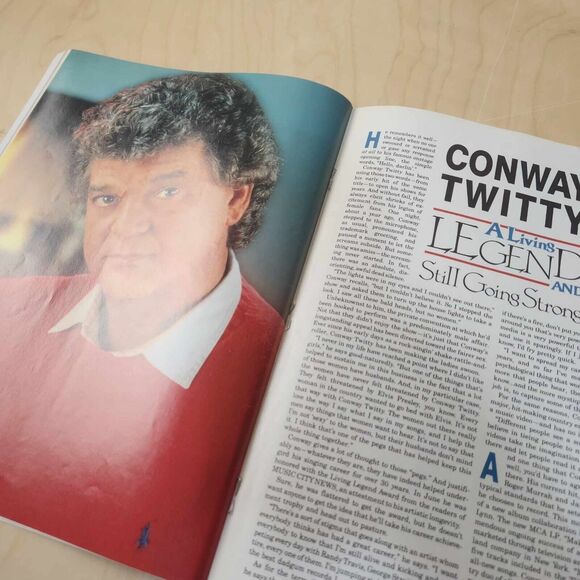 Vintage Music City News Magazine August 1988 Conway Twitty Cover Country Music - Picture 4 of 5